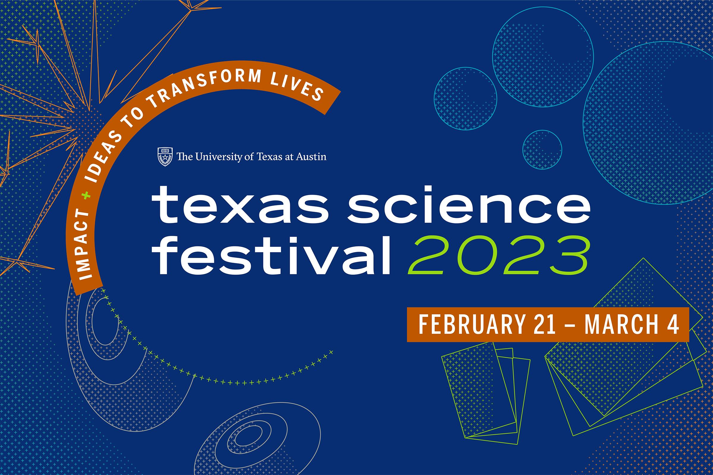 Texas Science Festival 2023 banner