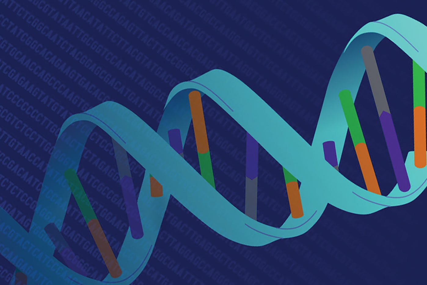 Illustration of DNA helix